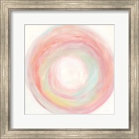 Framed 'Tropical Swirl I' border=