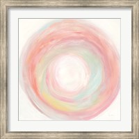 Framed 'Tropical Swirl I' border=