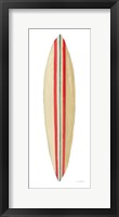 Framed Beach Time Surfboard I