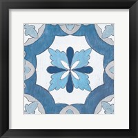 Framed Gypsy Wall Tile 8 Blue Gray