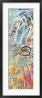 Framed Graffiti Love Panel I