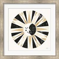 Framed 'Moonshine Black Gold Sq' border=