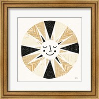 Framed 'Sunshine Black Gold Sq' border=