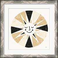 Framed 'Sunshine Black Gold Sq' border=