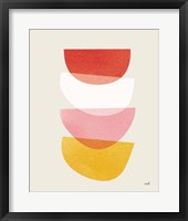 Balance II Warm Framed Print