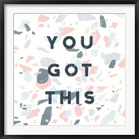 Terrazzo Inspiration II You Framed Print