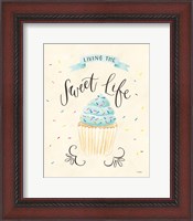 Framed 'Sweet Life IV Light' border=