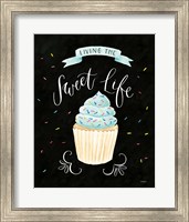 Framed 'Sweet Life IV Dark' border=