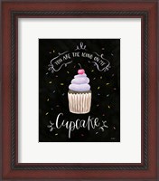 Framed 'Sweet Life I Dark' border=