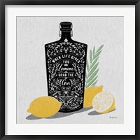 Fruity Spirits Gin Framed Print