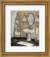 Framed 'French Bath I Black' border=