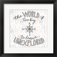 Framed 'World Traveler II Diamond' border=