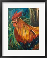 Framed Rooster