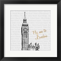 Travel Pack IV Framed Print