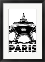 Modern Paris I Framed Print