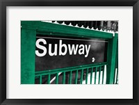 Framed Subway