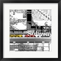 Framed Subway Square