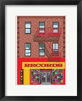 Framed Vinyl Records