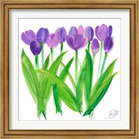 Framed 'Tulips II' border=