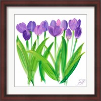 Framed 'Tulips II' border=