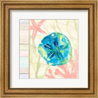 Framed 'Pastel Coastal I' border=