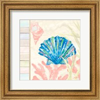 Framed 'Pastel Coastal II' border=