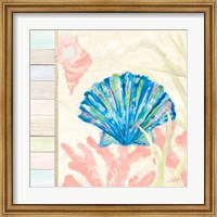 Framed 'Pastel Coastal II' border=