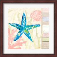 Framed 'Pastel Coastal III' border=