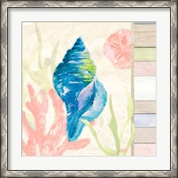 Framed 'Pastel Coastal IV' border=