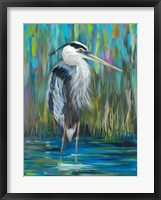 Standing Heron I Framed Print