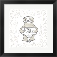 Animal Hugs I Framed Print