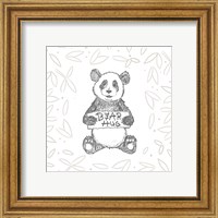 Framed 'Animal Hugs II' border=