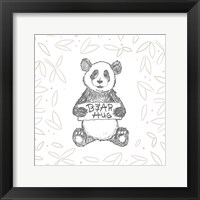 Framed 'Animal Hugs II' border=