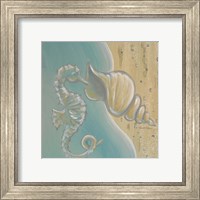 Framed 'Pearl Beach I' border=