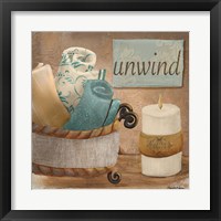 Framed 'Unwind' border=