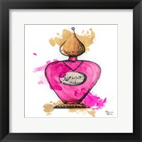 Paris Perfume Square I Framed Print