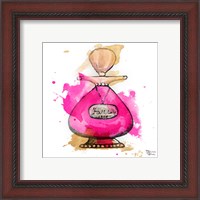 Framed 'Paris Perfume Square II' border=