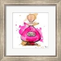 Framed 'Paris Perfume Square II' border=