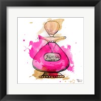 Paris Perfume Square II Framed Print