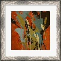 Framed 'Urban Meadow II' border=