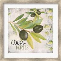 Framed 'Olives Vertes' border=