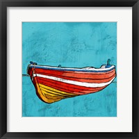 Framed Little Red Rowboat