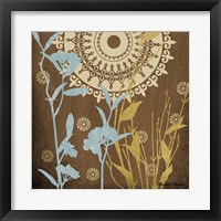 Framed 'Botanical Silhouettes II' border=