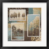 Framed 'Lost in Trees II' border=