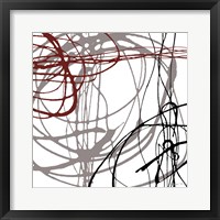 Swirl Velocity I Framed Print