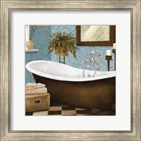 Framed 'Afternoon Bath II' border=