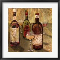 Framed Bottle of Wine I