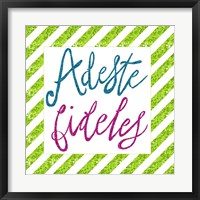 Framed 'Jingle Sparkle II' border=