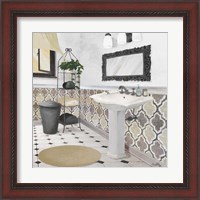 Framed 'Sundance Neutral Bath II' border=