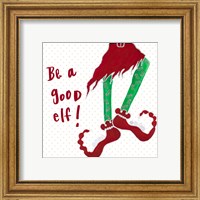 Framed 'Holiday Legs I' border=